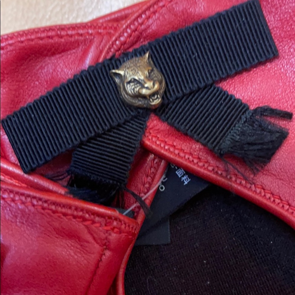 Gucci leather gloves - Picture 2 of 7